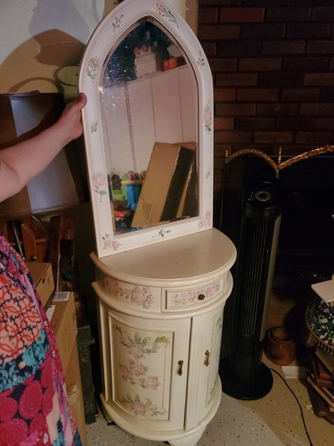 Console and hanging mirror set - mirror,
