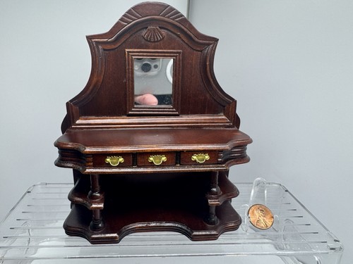 Vtg dollhouse furniture wooden - vtg,